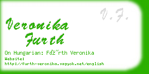 veronika furth business card